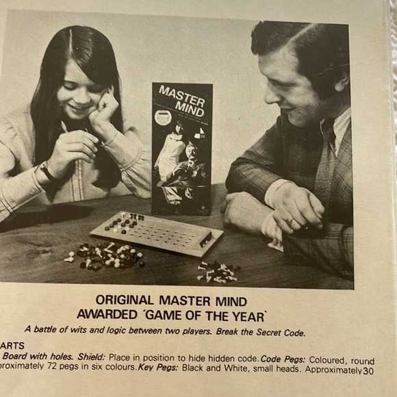 Mastermind Vintage 1972 Board Game New in Box - Picture 4 of 6